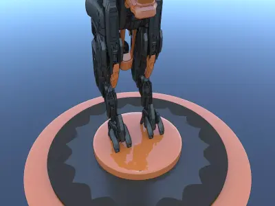 Cyborg Concept Machine SciFi 3D model