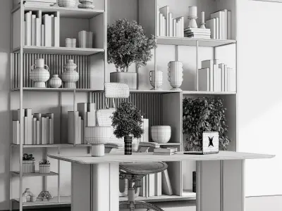 Boss Desk - Office Furniture - workplace 37   3D model