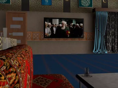 Naksibendi Dergah 3d Sufi Home Free 3D model
