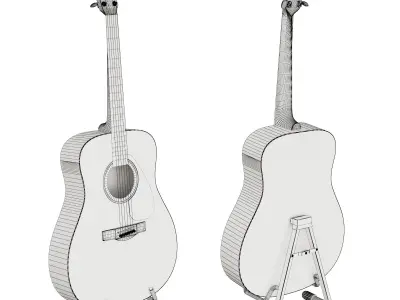 Guitar Yamaha F310 3D model