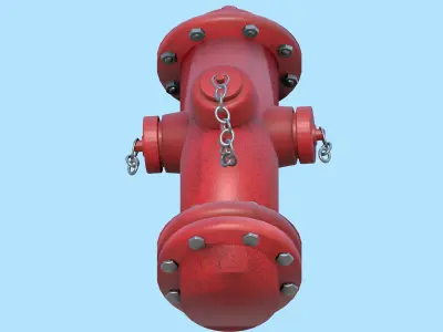 Hidrante 3D render 3D model