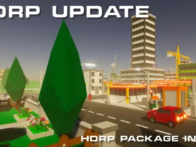 3D Package Bundle 01 Low-poly 3D model