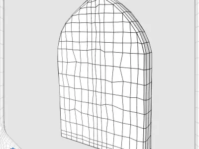 Tombstone Pack Low-poly 3D model