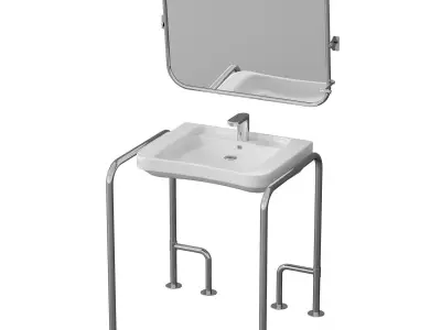 Washbasin for disaabled people  3D model