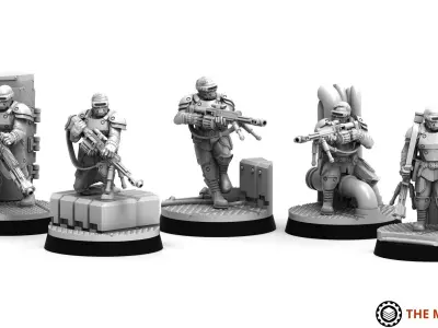 Obsidian Guard - Ghost Squad 3D print model