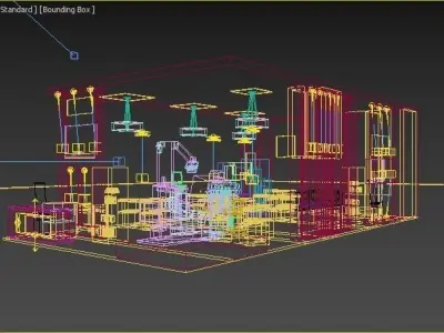 Medical And Pharmaceutical Exhibition Stall 3D model
