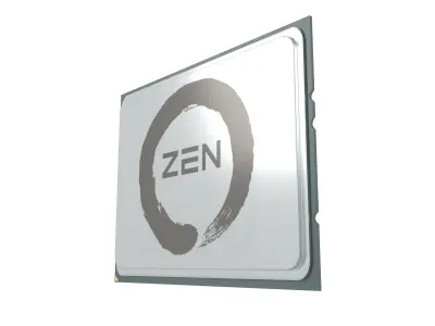 AMD TR4 CPU Zen V1 001 3D model