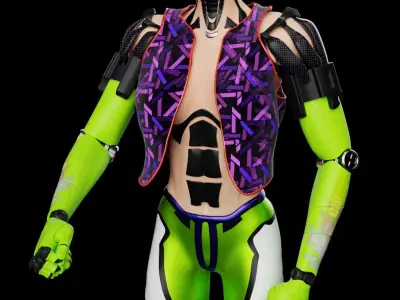 Jean Dolly Vein 3D model