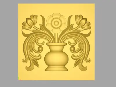 flower top design 24 3D model