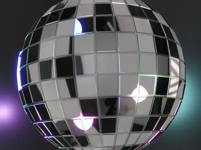Disco ball 3D model