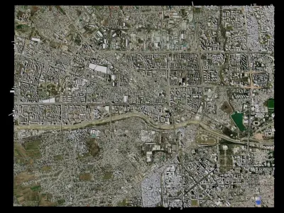 Dushanbe - Tajikistan 3D model