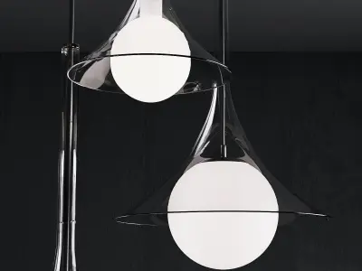 Ceiling lamp 3D model 15