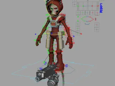  Skull Chaser Anim Rig 