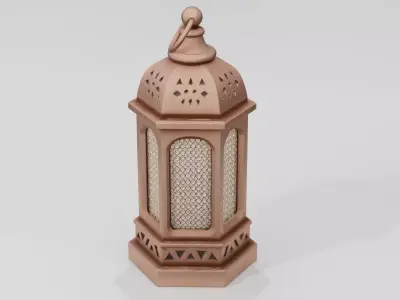 Ceiling Light 3D Model  Interior Lamp Low Poly Low-poly 3D model