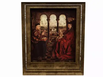 picture medieval Low-poly 3D model