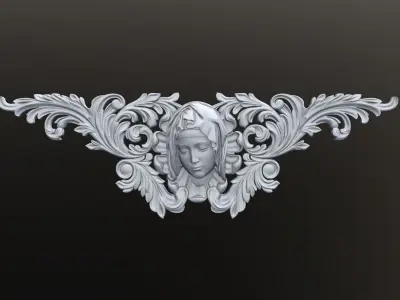 3D Model STL Headboard 3D model