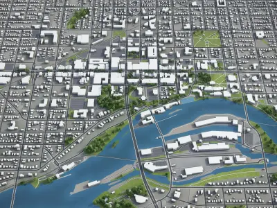 Appleton  Low-poly 3D model