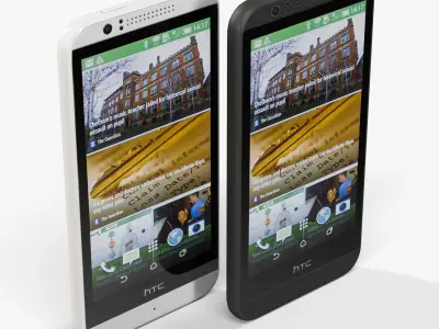 HTC Desire 510 Low-poly 3D model