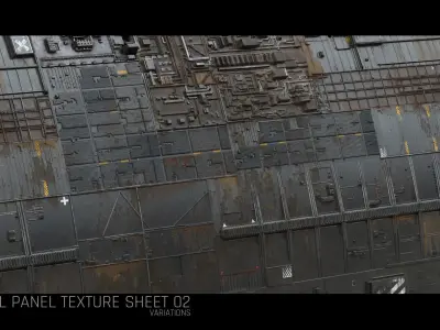 Scifi Wall Panel Texture Set G Texture Texture