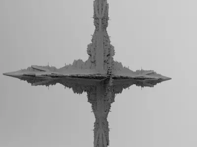 Pharaohs Ship Tower return 8  3D model