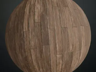 Antique Weathered Redwood Horizontal Siding PBR Seamless Texture