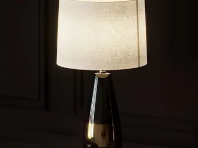 Roscoe Ceramic Table Lamp 3D model