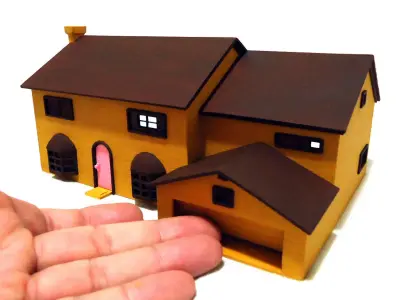 The Simpsons House 3D print model