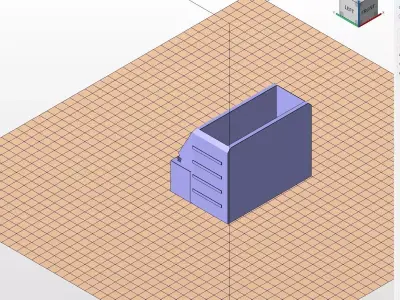 Cyber-Crate Desk Command Unit 3D print model
