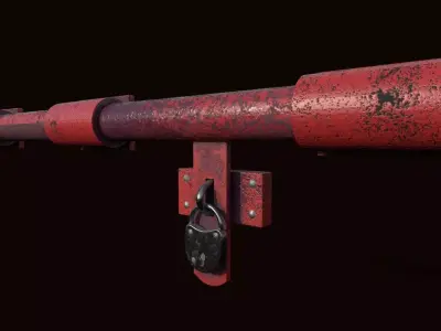 Door Lock 3D Model  Low-poly 3D model