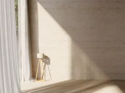 Realistic Beige Travertine PBR Texture  Texture