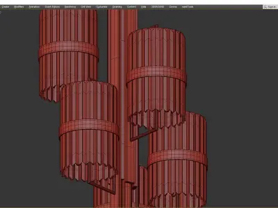 Luxxu Liberty Chandelier Low-poly 3D model