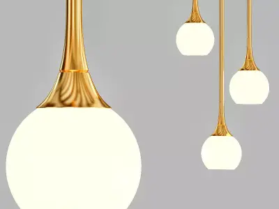 Wide Honey Gold 3D model