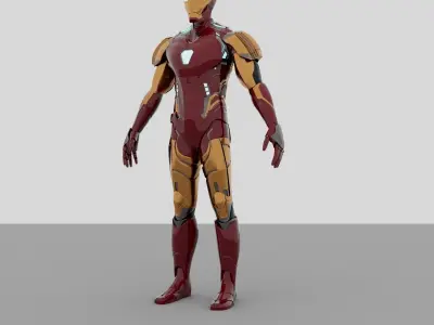 iron man mark 85 3D model