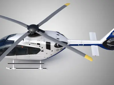  Airbus Helicopter H135 - Eurocopter EC135 with Cockpit and Interior 