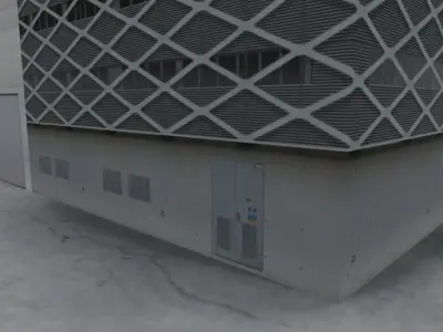 LFMN Building 1 Low-poly 3D model