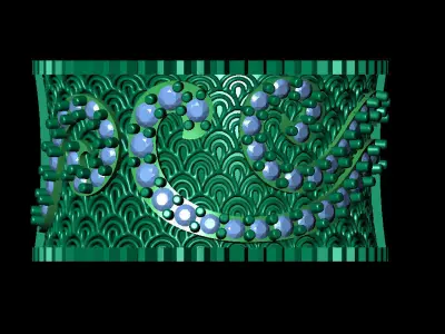 Women Ring 31 light weight fashion ring band for women 3D print model