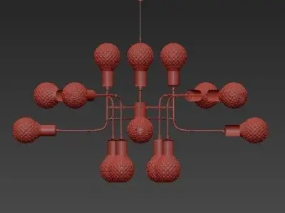 Glamorous Delightful Glass Ball 3D model