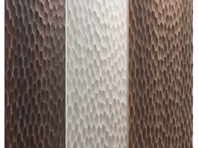 Decor wood Panel 92  3D model