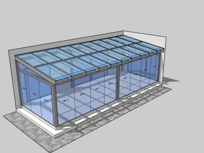 Ladge winter garden 3D model