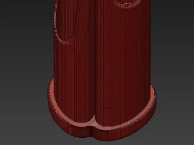 Unique bullet 3D model