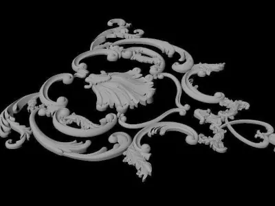 dekor ornate design 3D model