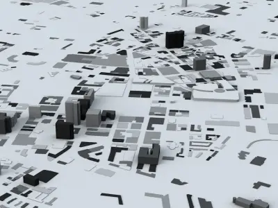 Belfast Streets and Buildings 3D model