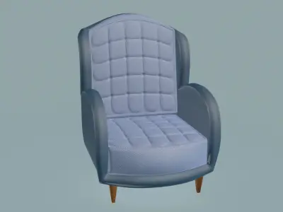 Armchair number seven 3D model
