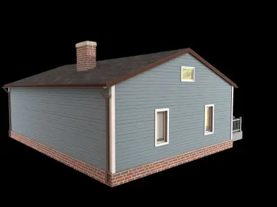house  Low-poly 3D model order