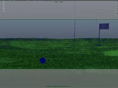 golf course 3D model