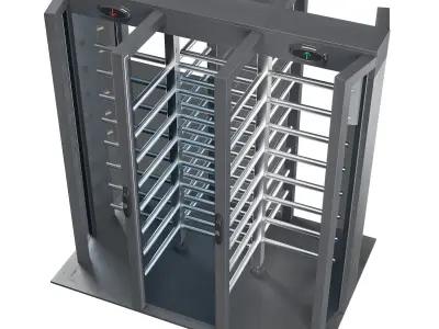 Full height turnstile   3D model