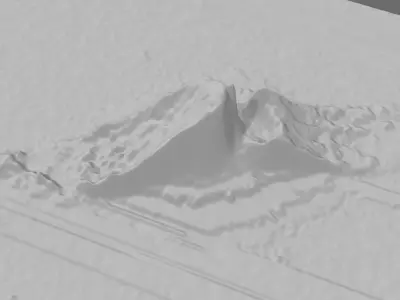 IRAS 13208 DEEP SKY OBJECT 3D SOFTWARE ANALYSIS 3D print model