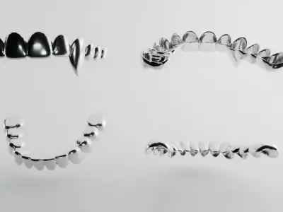 Grillz teeth  3D model
