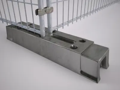 Security - Barrier Fence 3D model