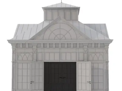 winter garden 3D model get